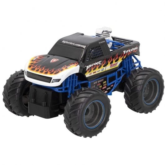 New Bright Monster Truck Coche Eléctrico 4x4 Negro/Azul