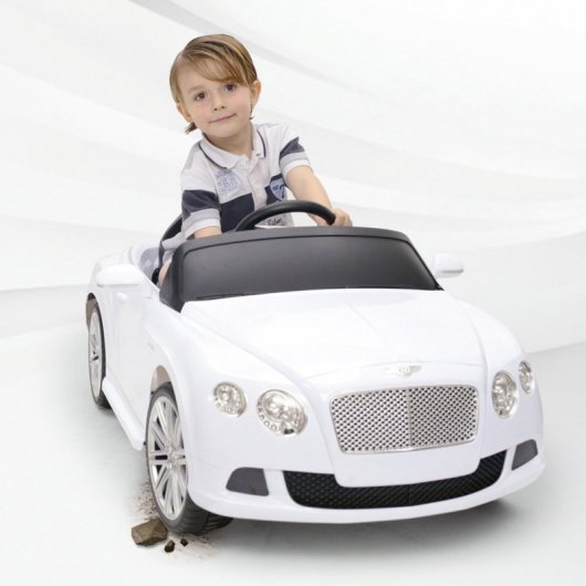 Rastar Bentley Continental GT Coche Eléctrico 6V Blanco