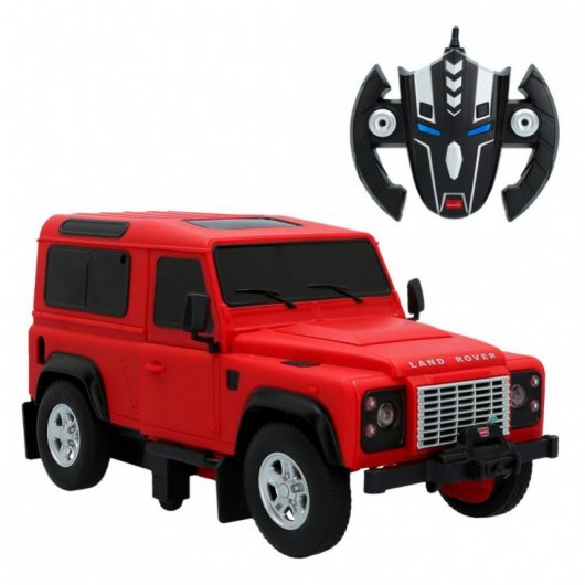 Rastar Land Rover Defender Coche Eléctrico Transformable Rojo