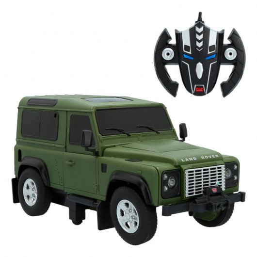 Rastar Land Rover Defender Coche Eléctrico Transformable Verde