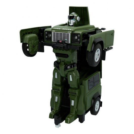 Rastar Land Rover Defender Coche Eléctrico Transformable Verde
