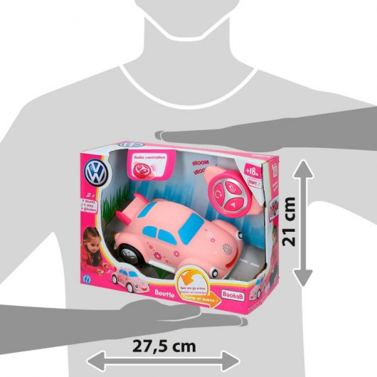 Motor Town Bettle Coche Eléctrico Volkswagen Rosa
