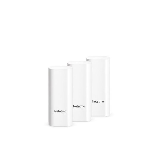 Capteur de Portes et Fenêtres Netatmo Sensores de Apertura Inteligentes RF Wireless Pack de 3 Installation Rapide