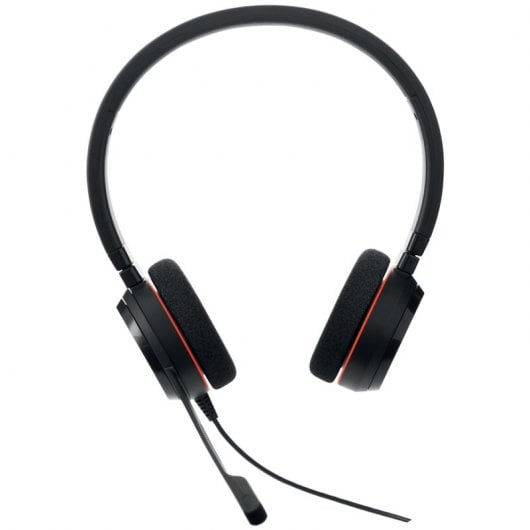 Jabra Evolve 20 MS Stereo Auricolare Cablato A Padiglione Ufficio USB tipo A Nero