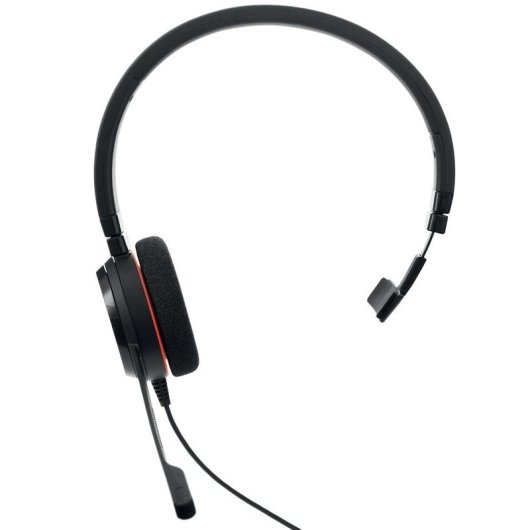 Auricolari Jabra Evolve 20 Mono USB cablati con cancellazione passiva del rumore Nero