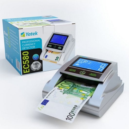 Yatek EC580 Detector de Billetes Falsos