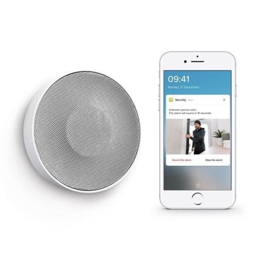 Allarme Netatmo Sirena Interna Wi-Fi Senza Fili App 110 dB Accessorio Telecamera