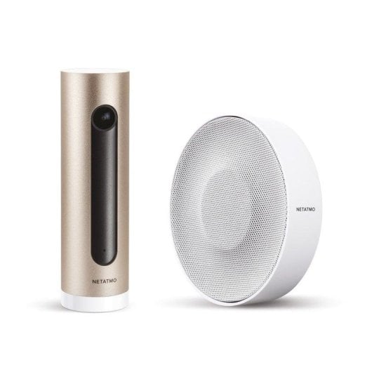 Allarme Netatmo Sirena Interna Wi-Fi Senza Fili App 110 dB Accessorio Telecamera