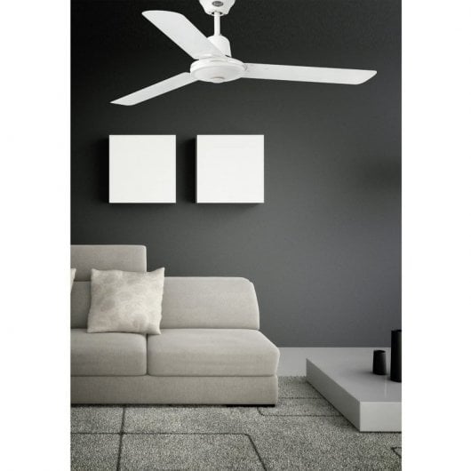 Faro Eco Indus Ventilateur de Plafond 48W Blanc