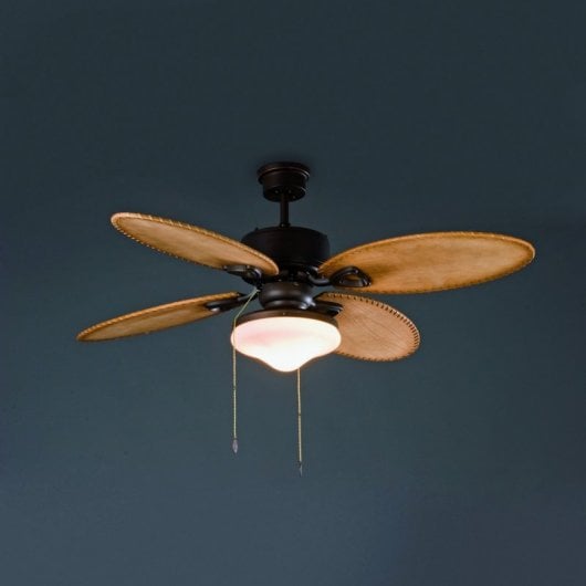 Faro Lombok Ventilador de Techo con Luz 58W Marrón Oscuro