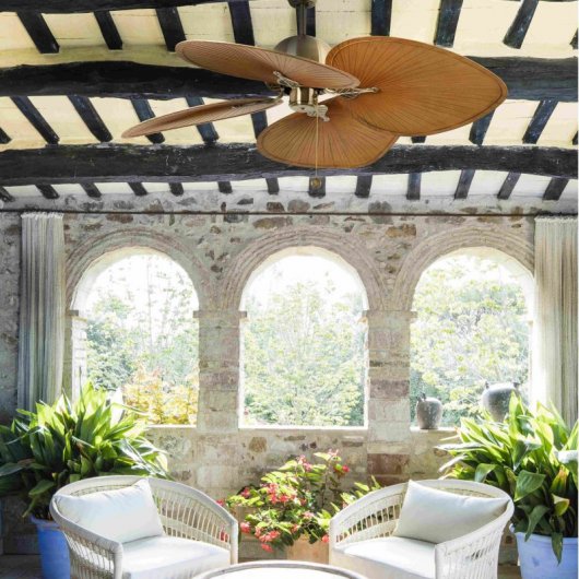 Ventilateur de plafond Faro Cuba 65 W Doré
