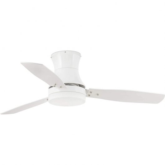 Faro Tonsay Ventilador de Techo con Luz y Mando 46W Blanco