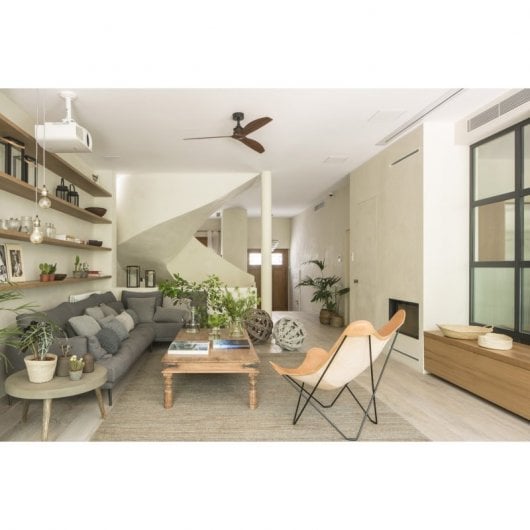 Faro Just Fan Deckenventilator mit Fernbedienung 32W Schwarz/Holz