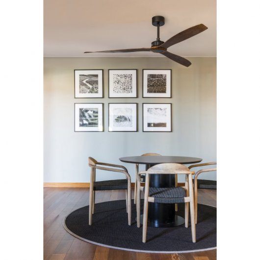 Ventilateur de plafond Faro Just Fan avec télécommande 31 W Noir