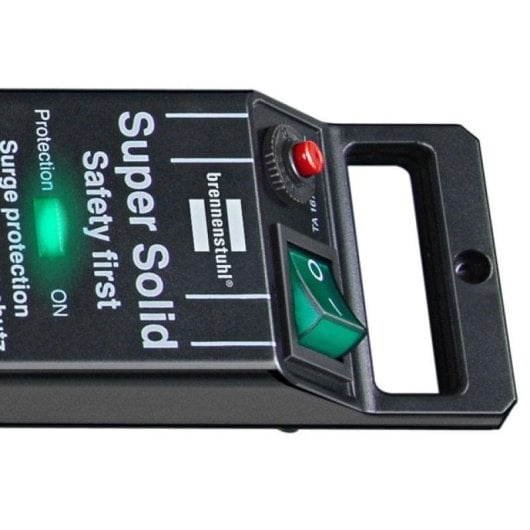 Multipresa Brennenstuhl Super-Solid 8 prese con protezione da sovratensioni 2.5 m interruttore