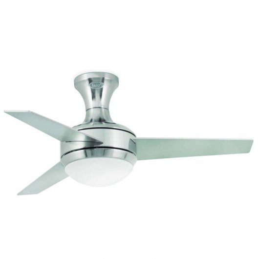Faro Mini UFO Ventilador de Techo con Luz y Mando Aspas Reversibles 42W Gris/Arce