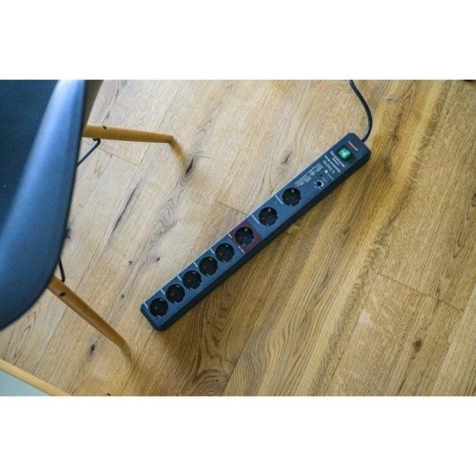 Steckdosenleiste Brennenstuhl Secure-Tec 8 Steckplätze mit Überspannungsschutz und Main-Follow Funktion