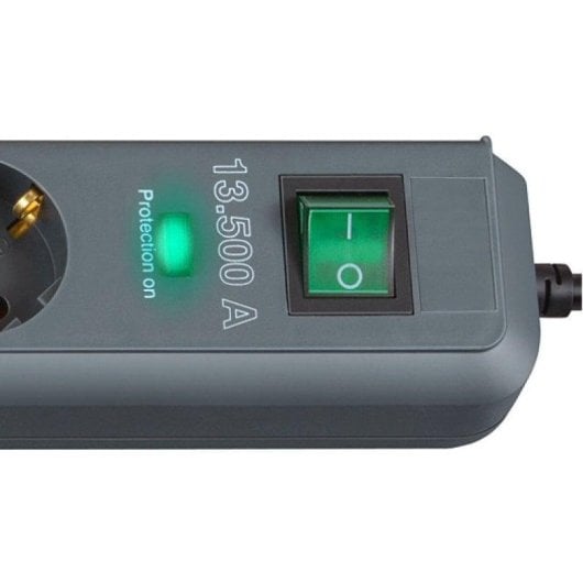 Steckdosenleiste Brennenstuhl Eco-Line 6 Steckplätze mit Überspannungsschutz Schalter 5 m