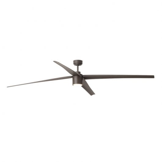 Ventilateur de plafond Faro Attos avec éclairage LED et télécommande 44 W Marron