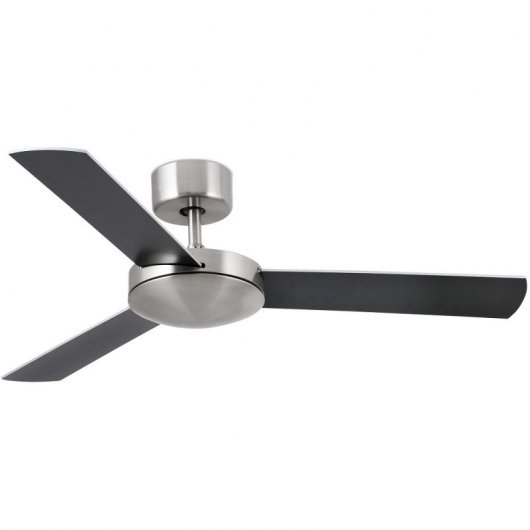 Faro Mini Mallorca Ventilador de Techo con Mando Aspas Reversibles 41W Níquel
