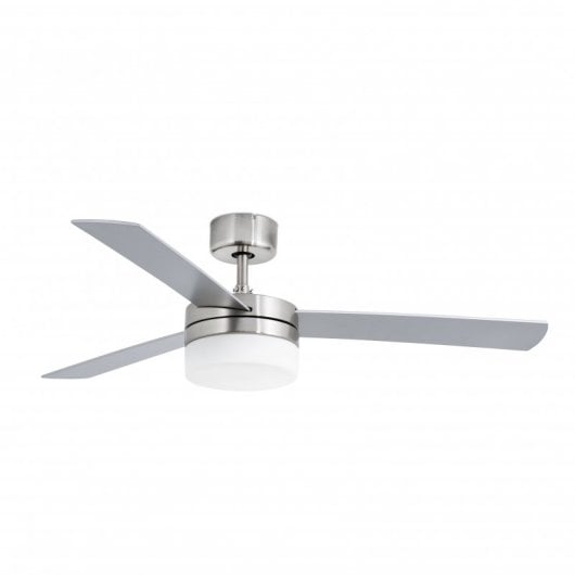 Faro Panay Ventilador de Techo con Luz y Mando 58W Níquel
