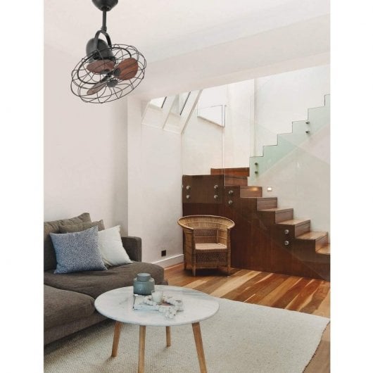 Faro Keiki Ventilateur de Plafond 25W Marron