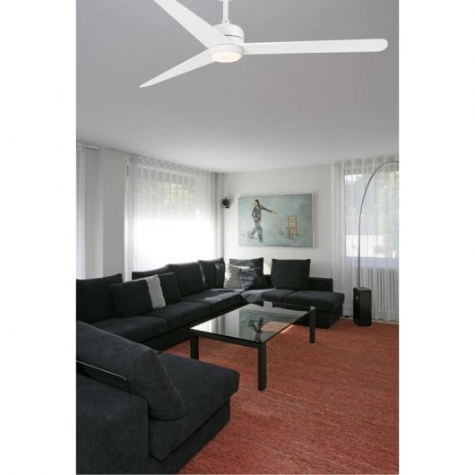 Faro Nuu Ventilateur de Plafond avec Lumière LED et Contrôle 35W Blanc