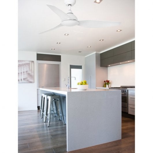 Faro Sioux Ventilador de Techo con Mando 38W Blanco