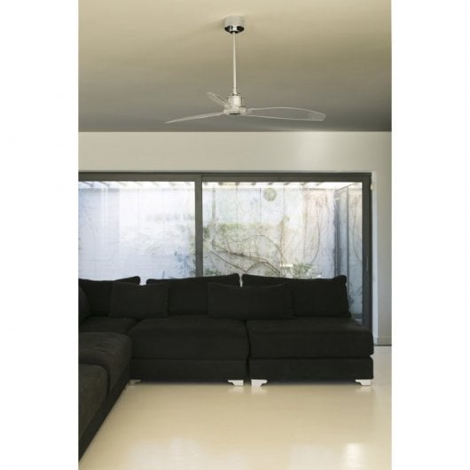 Faro Just Fan Ventilateur de Plafond avec Commande 32W Chrome