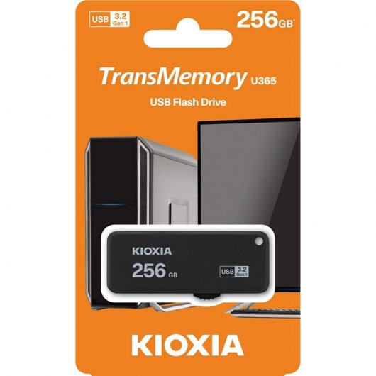 Kioxia TransMemory U365 256GB USB 3.2 Preto