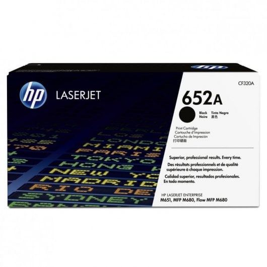 HP 652A toner noir LaserJet authentique