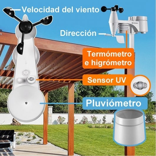 Stazione meteorologica Wi-Fi Bresser ClearView 7 in 1