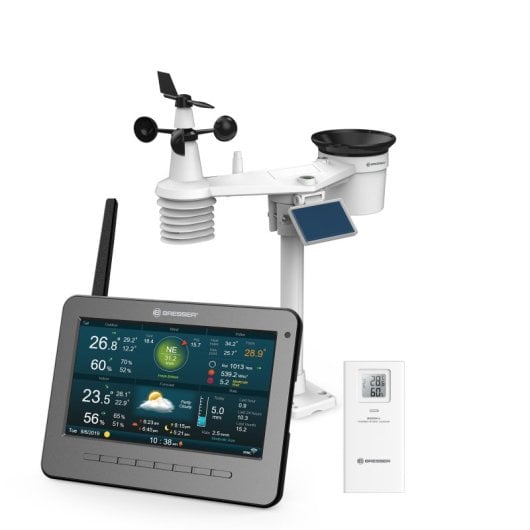 Centre météo professionnel Bresser Station météo WIFI 7 en 1