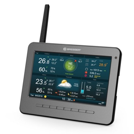 Centre météo professionnel Bresser Station météo WIFI 7 en 1