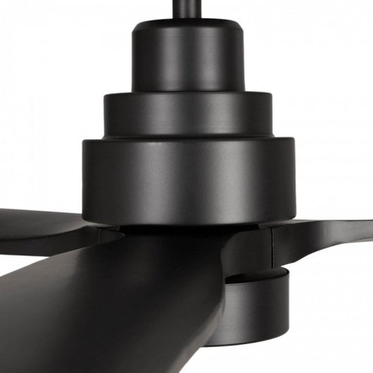 Mellerware Brizy Bright Ventilador de Techo con Luz y Mando 45W Negro