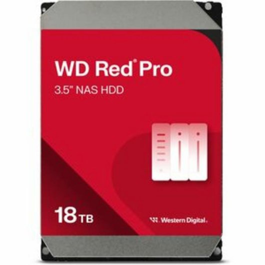 Disco Rígido Western Digital Red Pro 18TB HDD 7200rpm SATA 6Gb/s 512MB