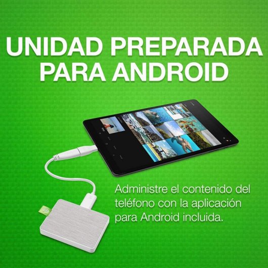 Seagate Ultra Touch 2.5" SSD 500GB USB-C Blanco