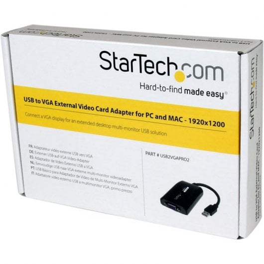 StarTech Adaptador USB 2.0 a VGA