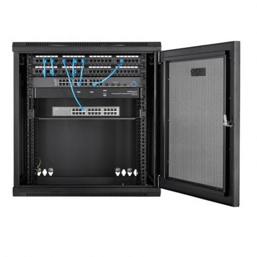 StarTech.com Armadio per Server Rack Montabile a Parete 12U - Armadio a Cerniera fino a 17" (43cm) di profondità