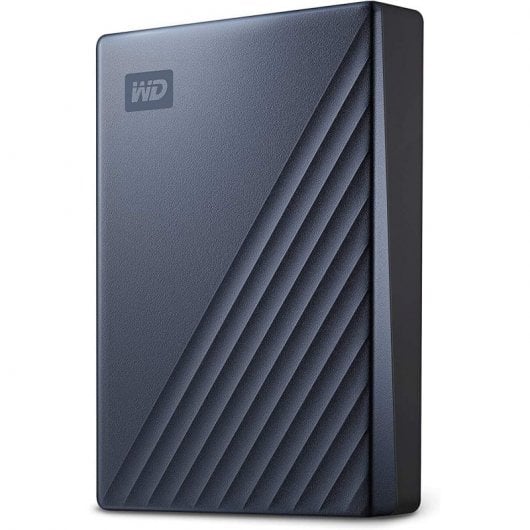 Western Digital My Passport Ultra Externe Festplatte 5 TB USB Typ-C 3.2 Gen 1 (3.1 Gen 1) Blau