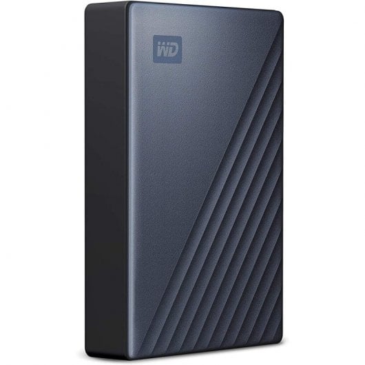 Western Digital My Passport Ultra Externe Festplatte 5 TB USB Typ-C 3.2 Gen 1 (3.1 Gen 1) Blau