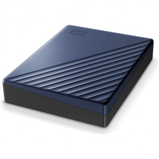 Western Digital My Passport Ultra Externe Festplatte 5 TB USB Typ-C 3.2 Gen 1 (3.1 Gen 1) Blau