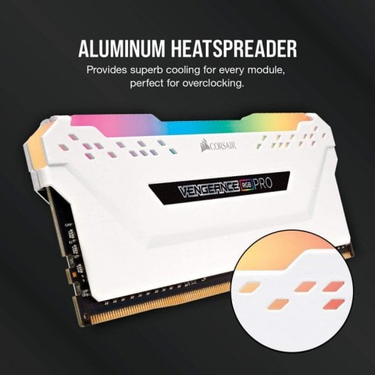 Corsair Vengeance RGB Pro CMW32GX4M2E3200C16W Speichermodul 32 GB 2 x 16 GB DDR4 3200 MHz