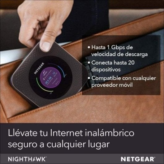 Router Netgear MR1100 4G LTE 1Gbps Double Bande LCD USB Gigabit