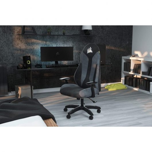 Corsair TC60 Fabric Silla Gaming Negra/Gris