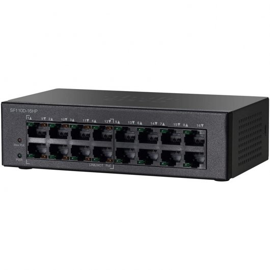 Cisco SF110D-16HP Switch 16 Puertos PoE