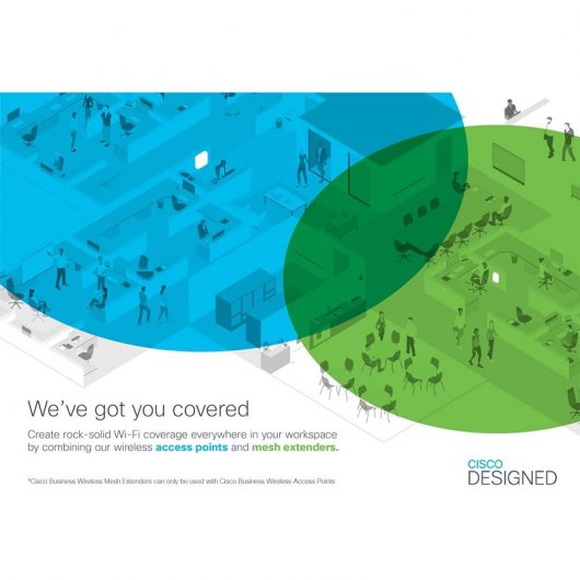 Cisco CBW142ACM-E-EU Sistema WiFi Mesh Doble Banda