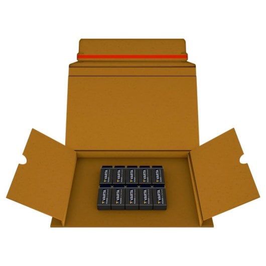 Varta Power On Demand Pack de 10 Piles 9V / 6LR61 / 640 mAh