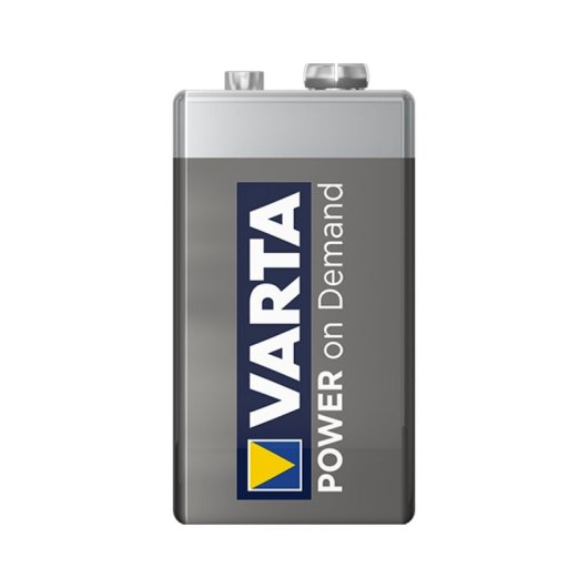 Varta Power On Demand 1 Pack de 20 Piles Alcalines 9V / E-Block / 6LR61