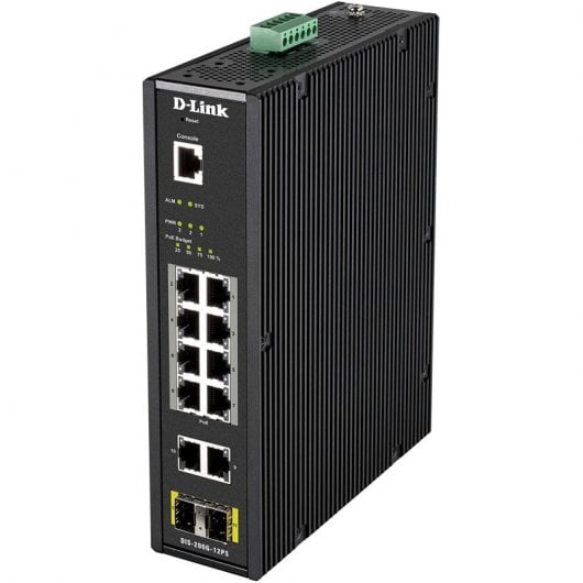 Commutateur D-Link DIS-200G-12PS 12 ports Gigabit + 2 SFP
